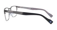 Dark Gunmetal Ben Sherman Stanley Rectangle Glasses - Side