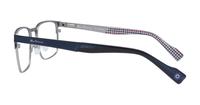 Navy / Gunmetal Ben Sherman Stanley Rectangle Glasses - Side