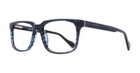 Blue Ben Sherman Strand Square Glasses - Angle