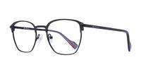 Matte Gunmetal Black Ben Sherman Windsor Square Glasses - Angle