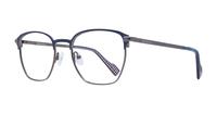 Navy / Gunmetal Ben Sherman Windsor Square Glasses - Angle