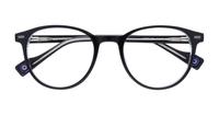 Black / Crystal Ben Sherman York Round Glasses - Flat-lay