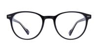 Black / Crystal Ben Sherman York Round Glasses - Front