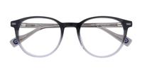 Grey Crystal Ben Sherman York Round Glasses - Flat-lay