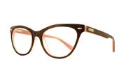 Brown Bench 231 Oval Glasses - Angle