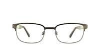 Gunmetal Bench 273 Oval Glasses - Front