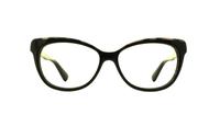Black Bobbi Brown The Daisy Oval Glasses - Front