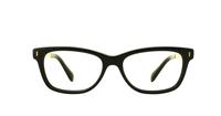 Black/Gold Bobbi Brown The Olive Oval Glasses - Front