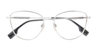 Silver Burberry BE1376 Round Glasses - Flat-lay