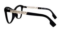 Black Burberry BE2373U Cat-eye Glasses - Side