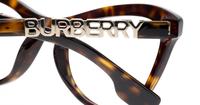 Dark Havana Burberry BE2373U Cat-eye Glasses - Detail