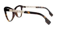 Dark Havana Burberry BE2373U Cat-eye Glasses - Side