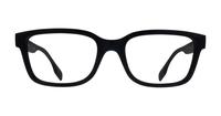 Matte Black Burberry BE2379U Square Glasses - Front