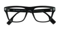 Black Burberry BE2387 Square Glasses - Flat-lay