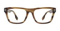 Brown Burberry BE2387 Square Glasses - Front