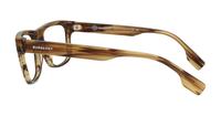 Brown Burberry BE2387 Square Glasses - Side