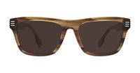 Brown Burberry BE2387 Square Glasses - Sun