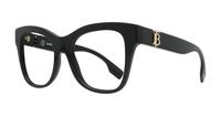 Black Burberry BE2388 Square Glasses - Angle