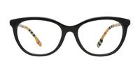 Black Burberry BE2389 Square Glasses - Front