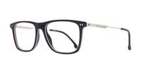 Black/Havana Carrera 1115 Rectangle Glasses - Angle