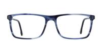 Blue Carrera 225 Rectangle Glasses - Front