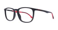 Matt Black Carrera 8844-54 Wayfarer Glasses - Angle