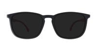 Matt Black Carrera 8844-54 Wayfarer Glasses - Sun