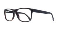 Dark Havana Carrera 8851 Rectangle Glasses - Angle