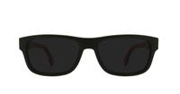 Matt Black Carrera CA1102/V Oval Glasses - Sun