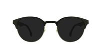 Matt Black Carrera CA139/V Round Glasses - Sun