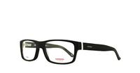 Black / White Carrera CA6180 Rectangle Glasses - Angle