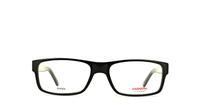 Black/red Carrera CA6180 Rectangle Glasses - Front
