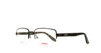 Matt Brown Carrera CA8808 Rectangle Glasses - Angle