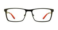 Matt Black Carrera CA8811 Rectangle Glasses - Front