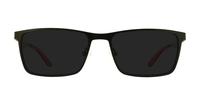 Matt Black Carrera CA8811 Rectangle Glasses - Sun