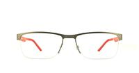 Matt Red Carrera CA8817 Rectangle Glasses - Front