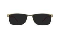 Matt Red Carrera CA8817 Rectangle Glasses - Sun