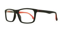 Matt Black Carrera CA8824/V Rectangle Glasses - Angle