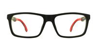 Matt Black Carrera CA8824/V Rectangle Glasses - Front