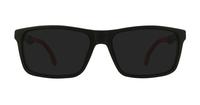 Matt Black Carrera CA8824/V Rectangle Glasses - Sun
