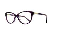 Purple Carvela Carly Cat-eye Glasses - Angle