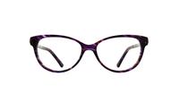 Purple Carvela Carly Cat-eye Glasses - Front
