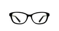 Black Carvela Daphine Rectangle Glasses - Front