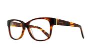 Tortoise Carvela Lana Square Glasses - Angle