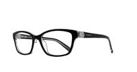 Black Carvela Matilda Rectangle Glasses - Angle