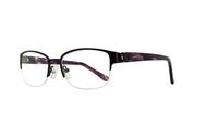 Purple Carvela Serena Rectangle Glasses - Angle