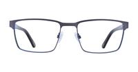 Matte Blue / Black CAT 3004 Rectangle Glasses - Front