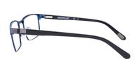 Matte Blue / Black CAT 3004 Rectangle Glasses - Side