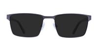 Matte Blue / Black CAT 3004 Rectangle Glasses - Sun