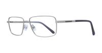 Matte Gunmetal Black CAT 3006 Rectangle Glasses - Angle